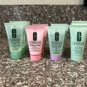 Clinique Facial Cleansers & 7 Day Scrub Travel Sizes 1oz